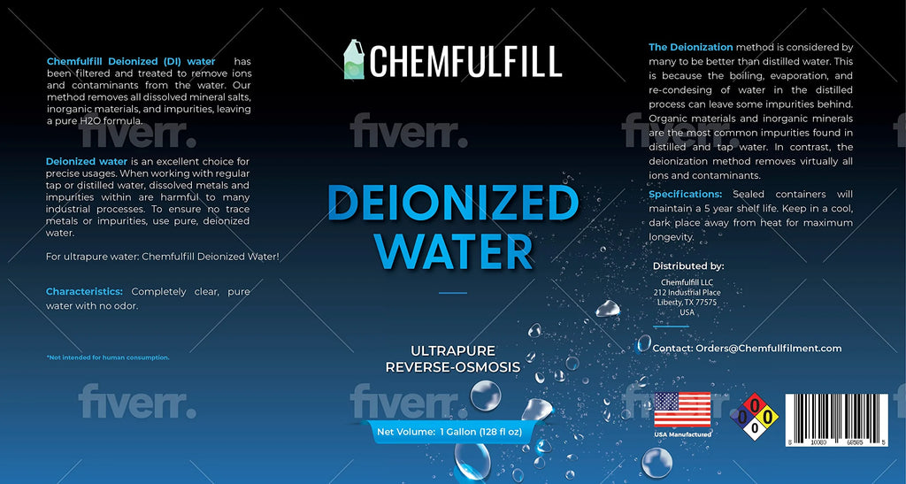 Deionized Water (Gallon (128 fl oz)) K369018