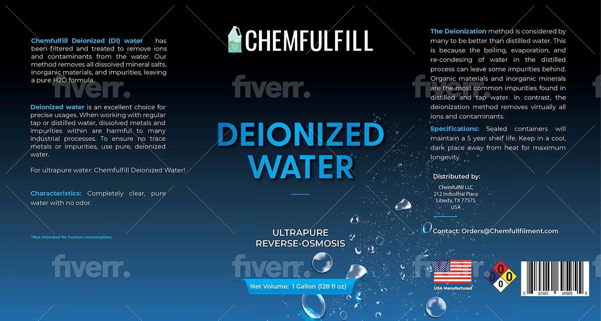 Deionized Water (Gallon (128 fl oz)) K369018