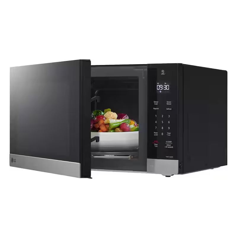 1.5 cu. ft. 1100-Watt Countertop Microwave in Stainless Steel Q979