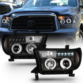 Smoked Lens LED Projector Headlights Left+Right K603998