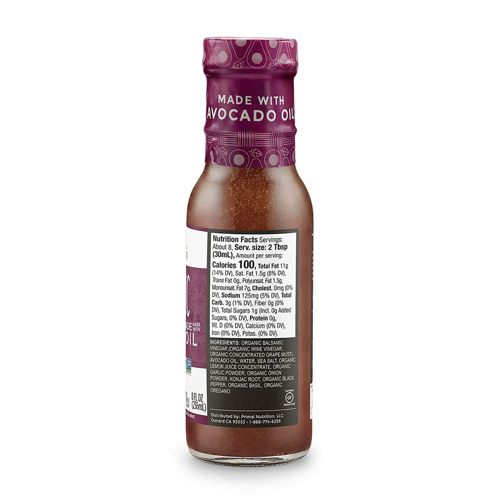 Balsamic Dressing & Marinade with Avocado Oil, 8 fl oz Pack of 4 M25310