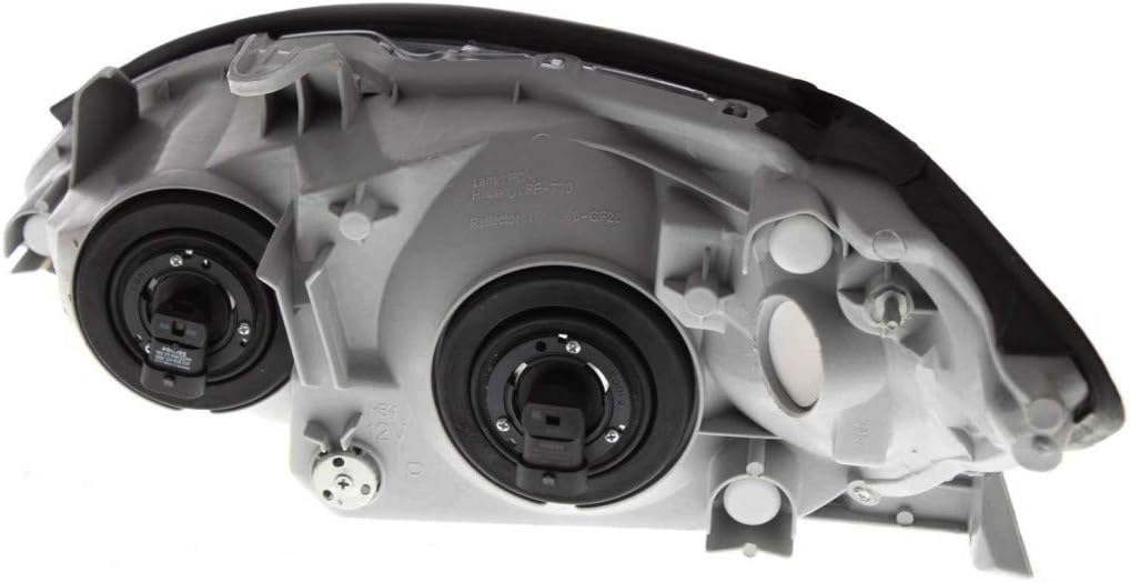 Chrome Headlight Assembly for Toyota Camry 2002 2003 2004 Passenger Side O9597