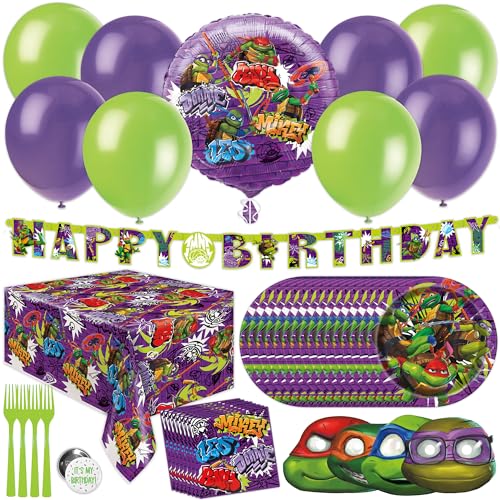 Birthday Party Supplies Serves 16 Guests Balloon Decorations Plates Napkins Tablecloth Forks P312