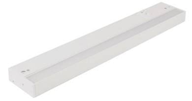 LED Undercabinet Light 32 inch 18W 2700K 3000K 3500K 1100 Lm White Finish D65954