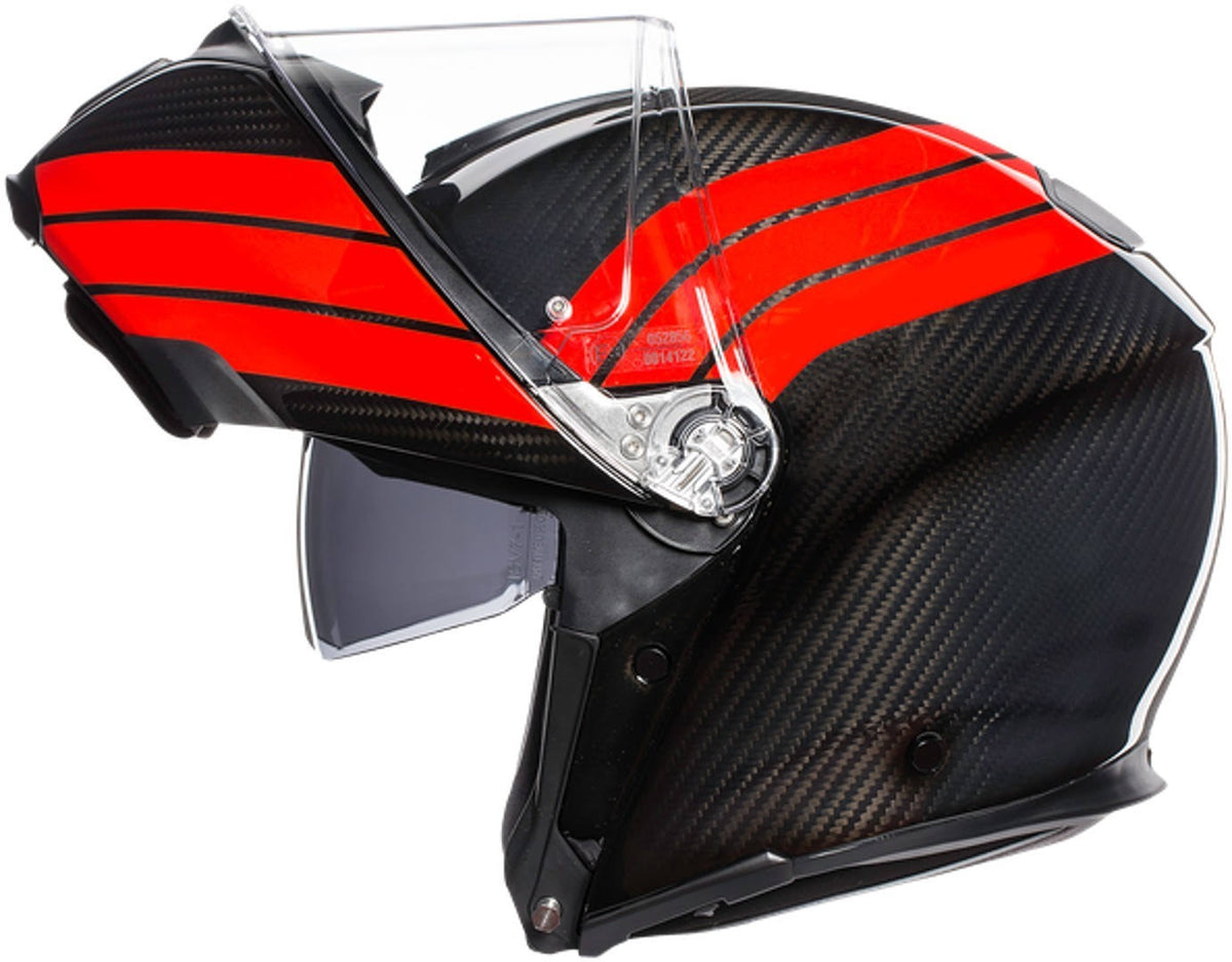 Helmet Carbon Red Size L P598