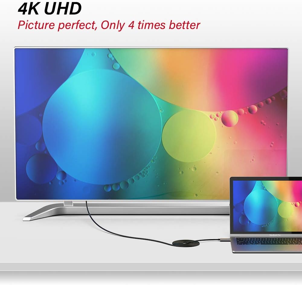 50ft Fiber Optic HDMI Cable 4K@60Hz HDR ARC 18Gbps W2809