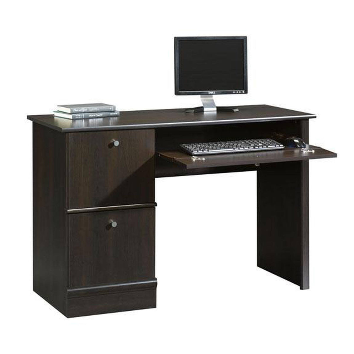 Computer Desk with Keyboard Tray in Cinnamon Cherry J545938