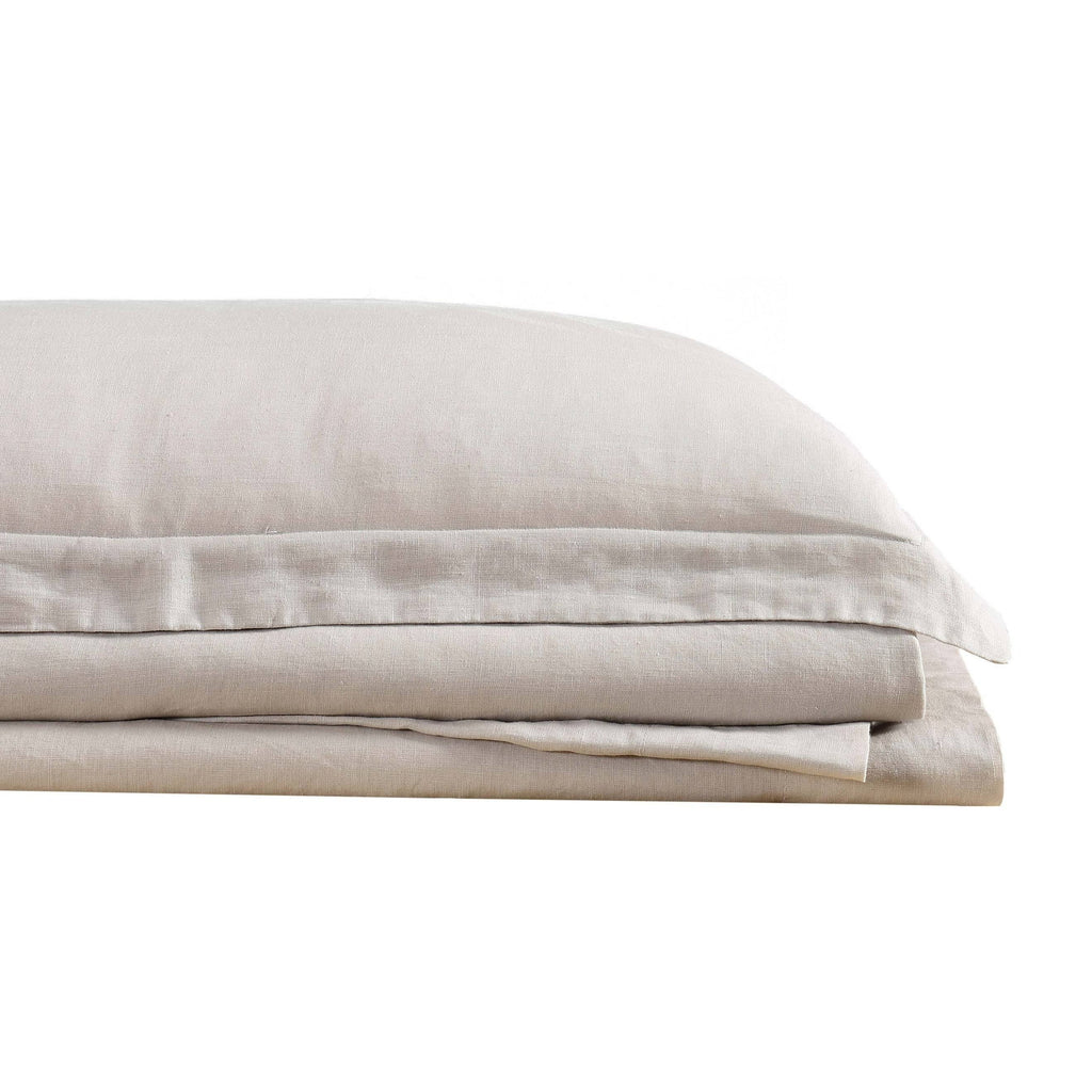 Blush Flax Linen California King Sheet Set D31965