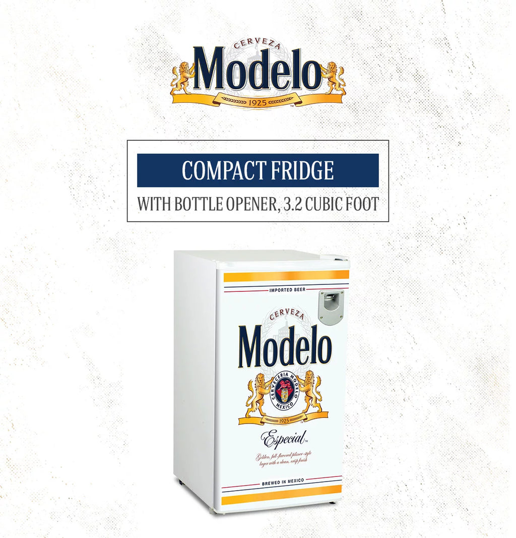 Compact Fridge with Bottle Opener, 90 L 3.2 Cubic Foot P9417