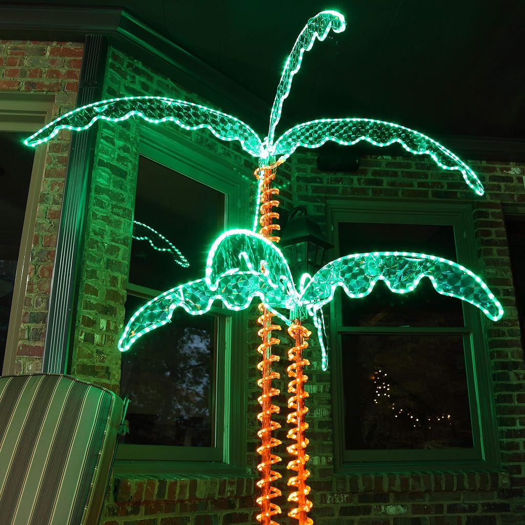 Tropical LED Rope Light Palm Tree (4.5 Foot) Z360
