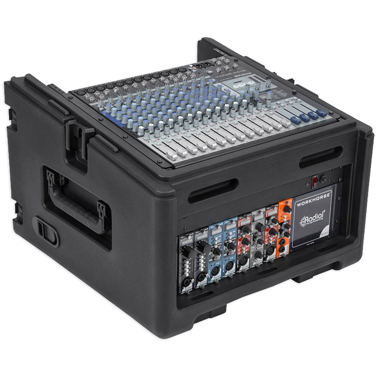 10U x 4U Rolling Compact Rig D813