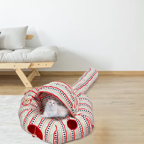 Plush Cat Tunnel Bed Z2717