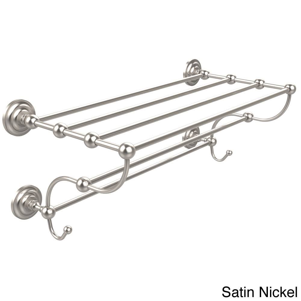 Satin Brass Train Rack Towel Shelf I82963