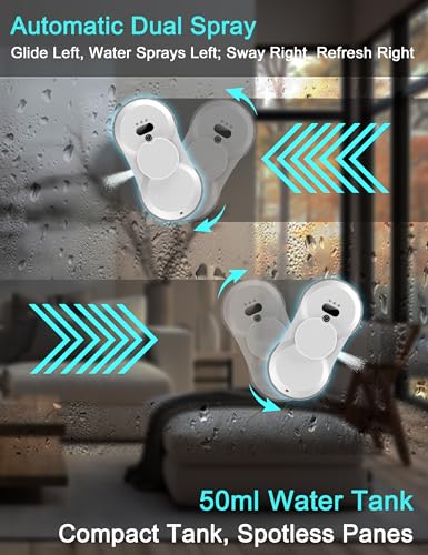 Window Cleaning Robot with Dual Spray G426