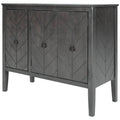 Grey Wooden Accent Storage Cabinet with Adjustable Shelf B758147