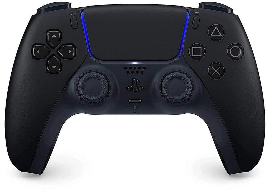 Playstation 5 Disc Version with Midnight Black Extra Controller and Microfiber Cleaning Cloth Bundle N558