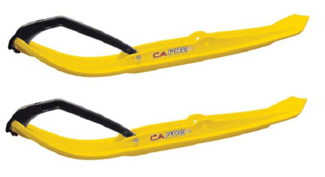 Yellow MTX Snowmobile Skis Complete Kit C658
