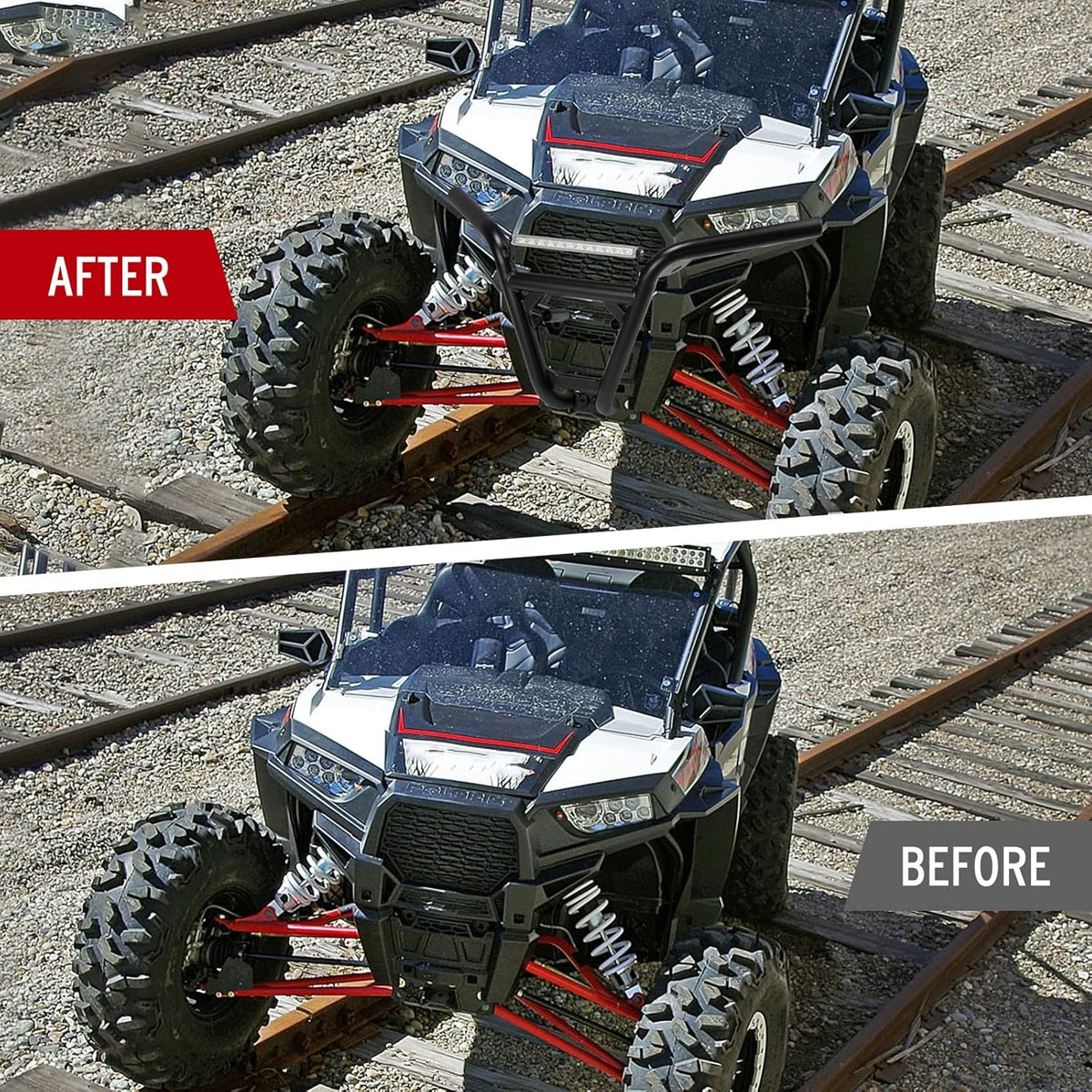 Heavy-duty Steel Tube Front Bumper for Polaris RZR XP1000 2014-2021 G7497