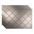 18in x 24in Brushed Nickel Backsplash Panel (5 Pack) R231