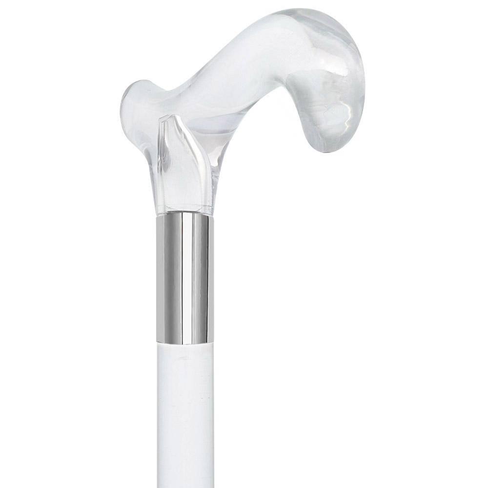 Clear Lucite Handle Walking Cane Z557447