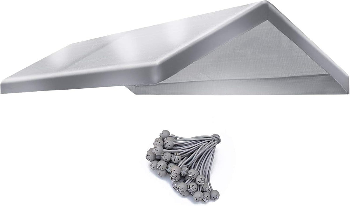 12x20 White Replacement Canopy Roof Cover I47438