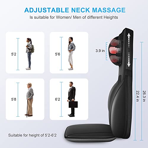 Shiatsu Back Massager with Heat C9779