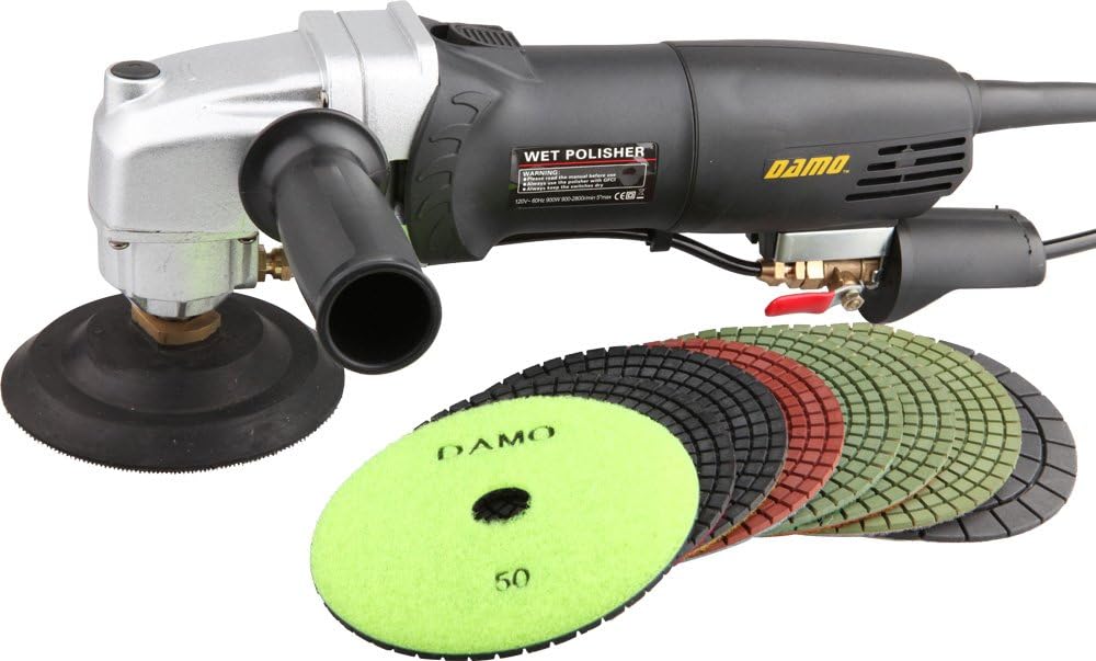4" Wet Polishing Kit Stone Polisher Grinder V939