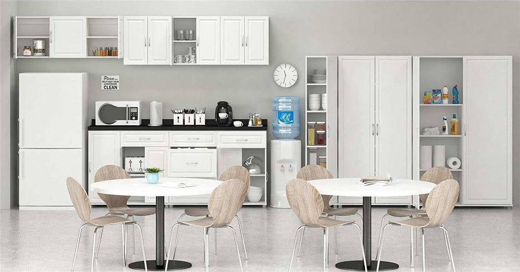 White Stipple Wall Cabinet X5377