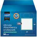 Extra Large Super Absorbent Disposable Bed Pads 36" X 36" Pack of 50 E722084