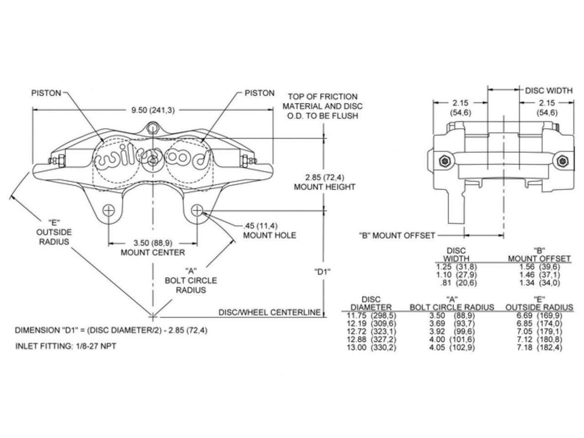 Forged Superlite Internal Caliper U729627