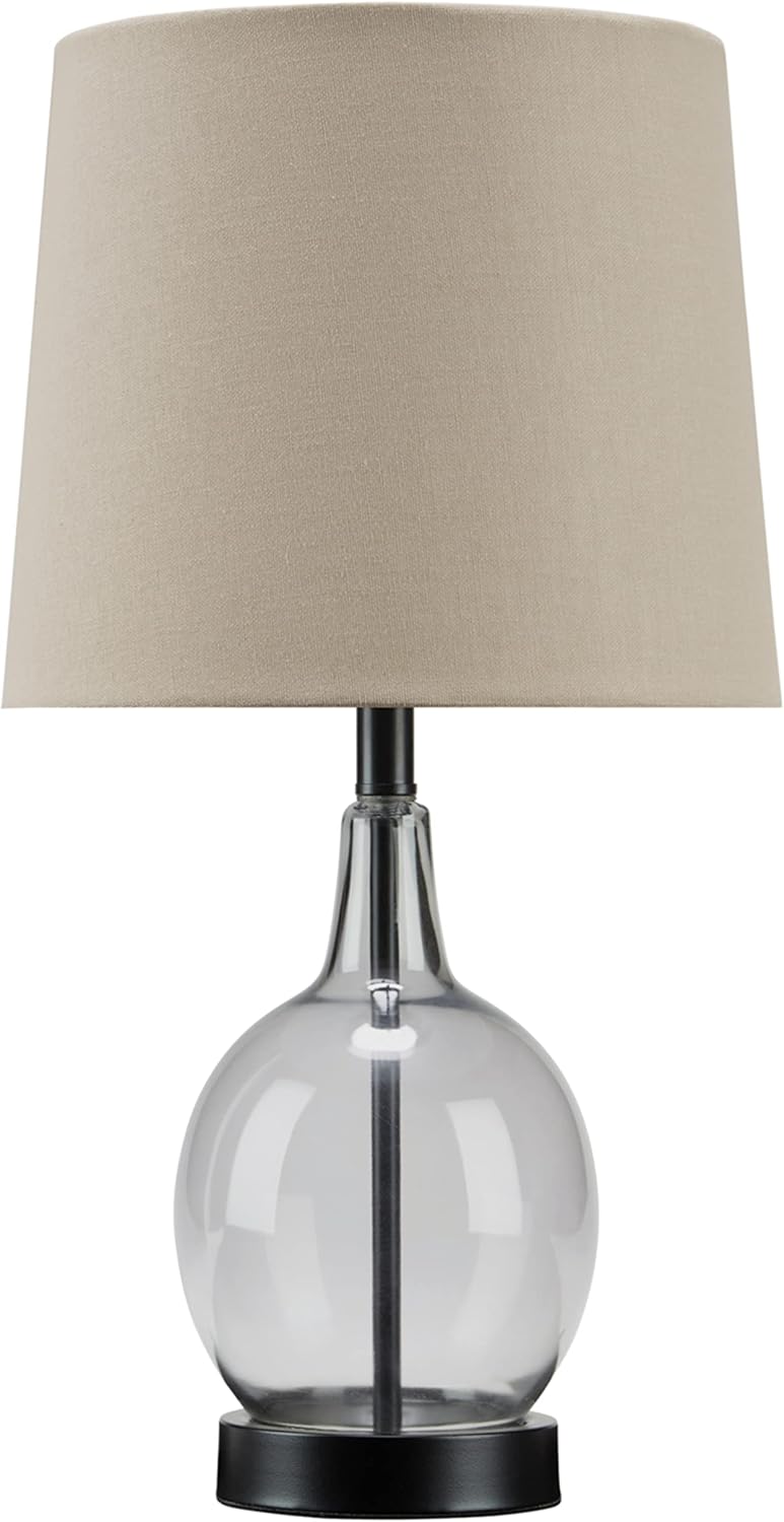 Clear Glass Table Lamp H52259