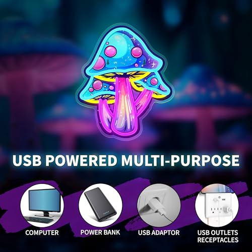 Mushroom Neon Sign Dimmable Mushroom Led Sign V224058
