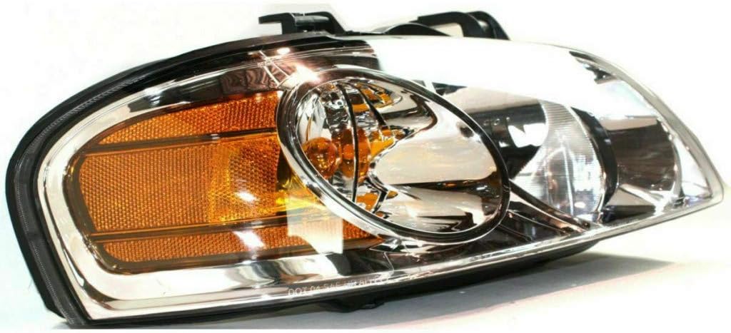 Passenger Side Headlight for Nissan Sentra 2004 2005 2006 Base S Model Pack of 2 O34028
