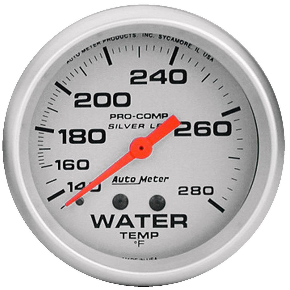Silver Water Temperature Gauge T619