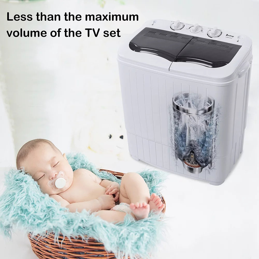Portable Compact Semi-automatic Washing Machine Y570825