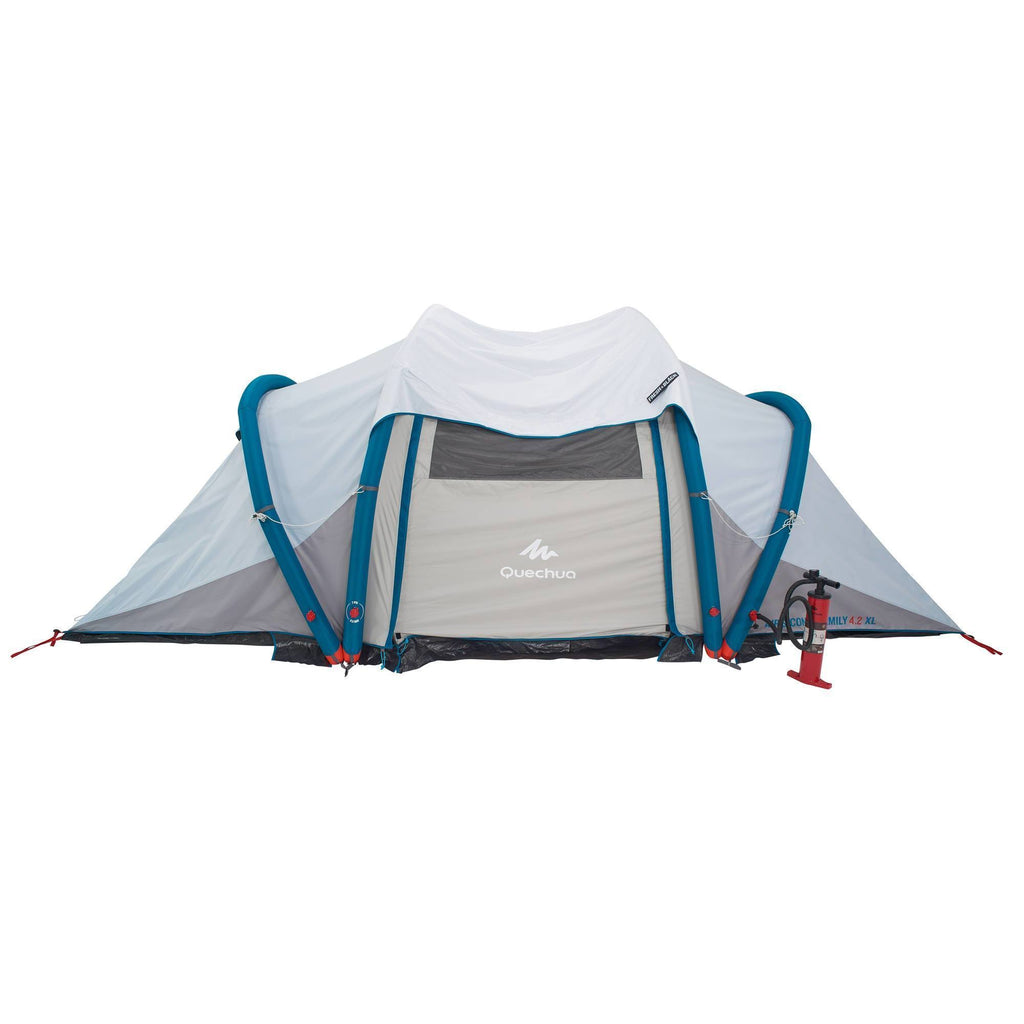 4.2 Inflatable Camping Tent, 4 Person, Black V67938
