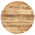 Solid Reclaimed Wood Round Table Top 15.7" E93551