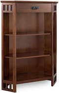 3 Shelf Corner Bookcase in Mission Oak T48245
