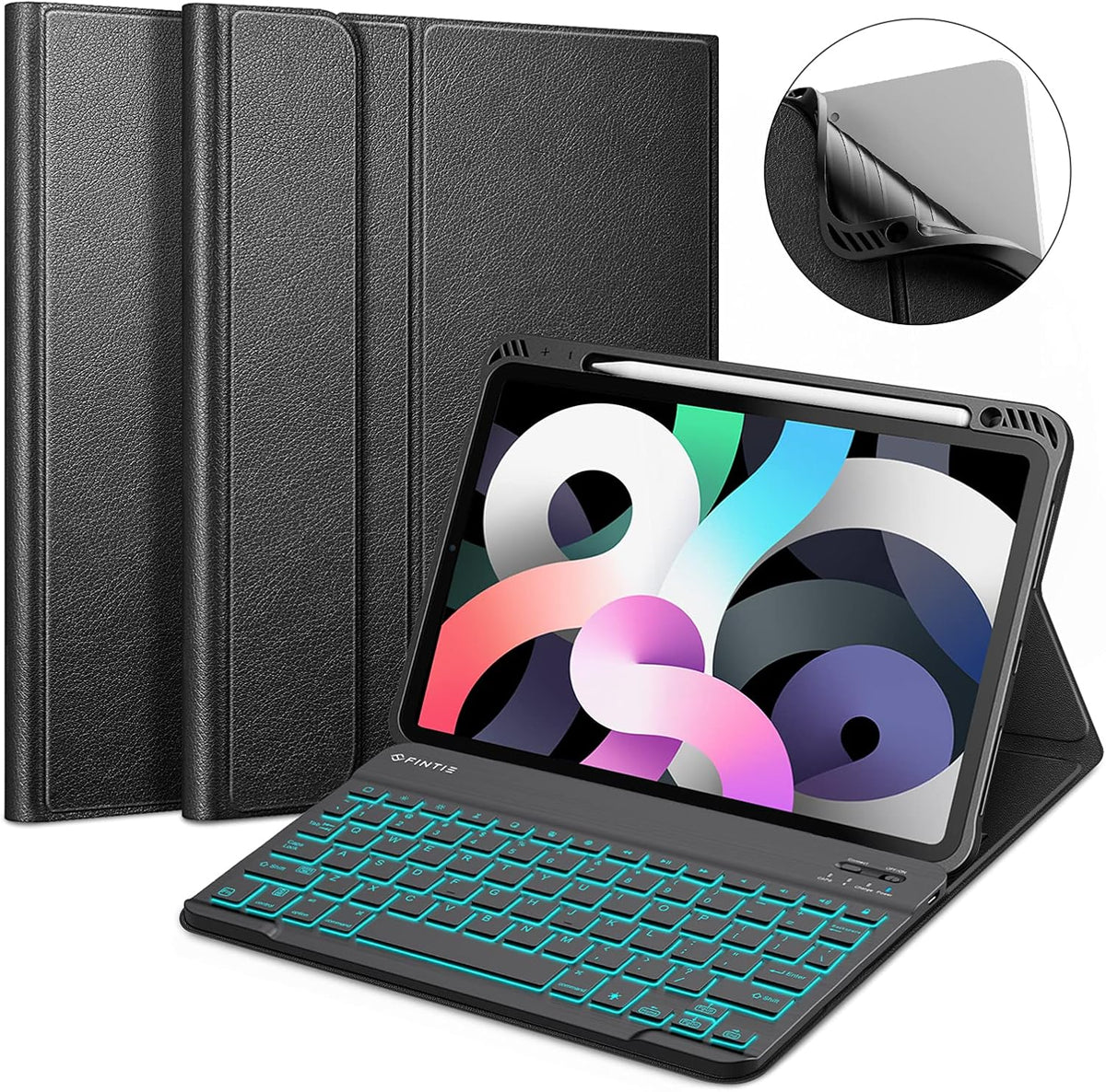 Keyboard Case for iPad Air 10.9 Inch with Pencil Holder J207069