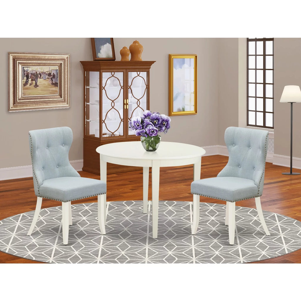 3-piece Wood Dining Table Set G12048