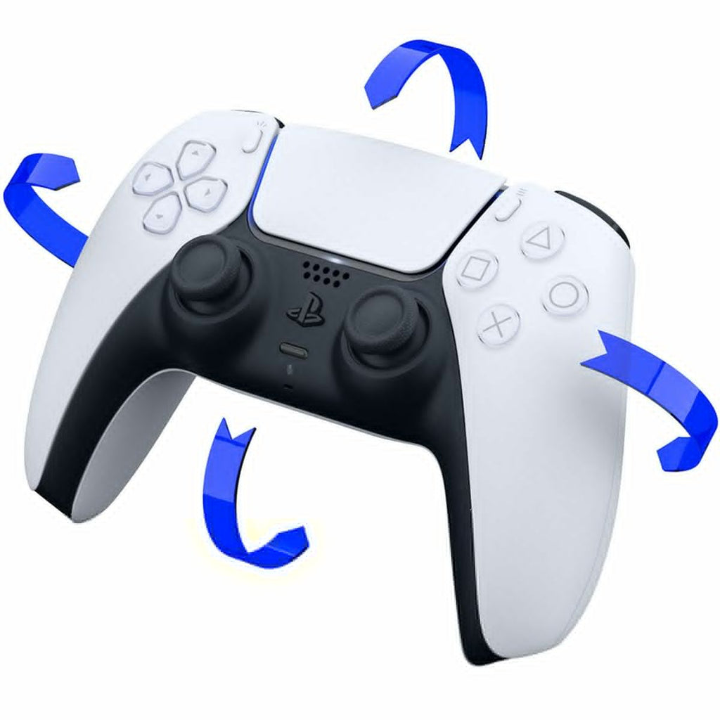 White and Midnight Black PlayStation 5 Disc Edition with Two Controllers E741776