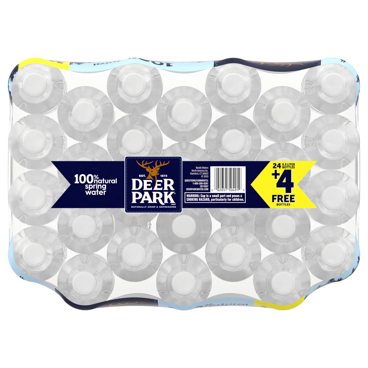 16.9-ounce Spring Water, 28 Bottles X847