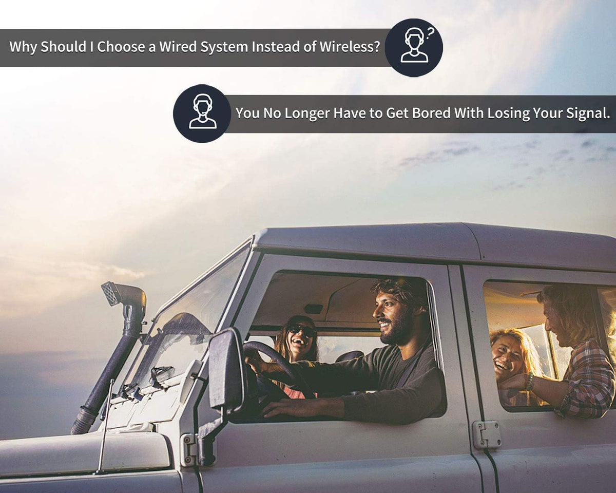 9'' 1080P Backup Camera System Kit with IP69 Waterproof Rear View Camera I675