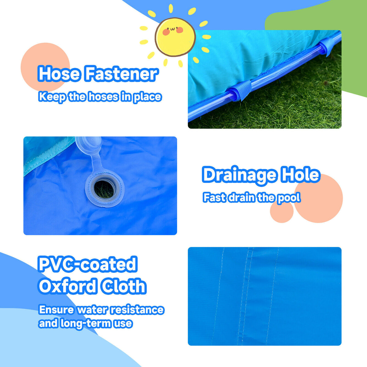 Inflatable Waterslide Bounce House with Handrail N4606