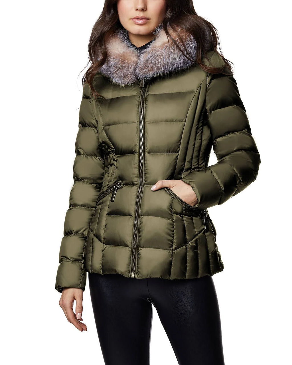 Olive Mid-Weight Puffer X8631