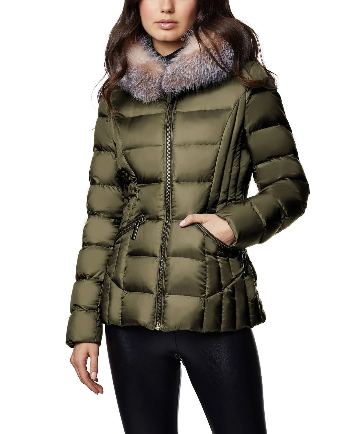 Olive Mid-Weight Puffer X8631