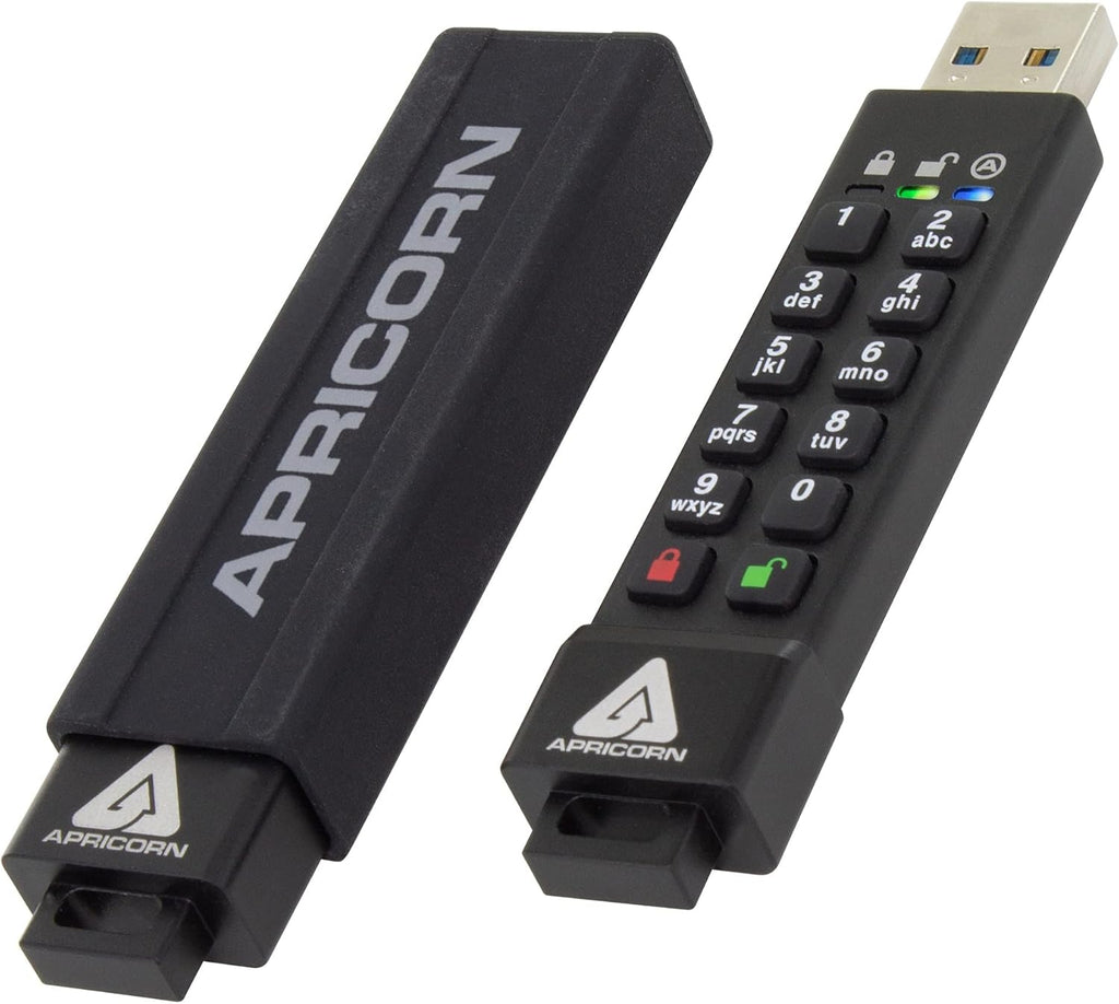 32GB Hardware Encrypted USB 3.0 Flash Drive F7153