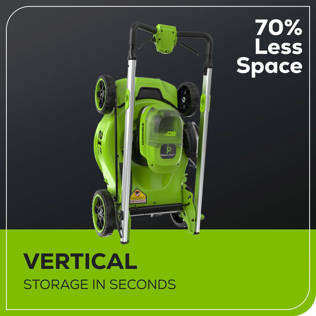60V 21 Push Lawn Mower with Battery & Charger Q658