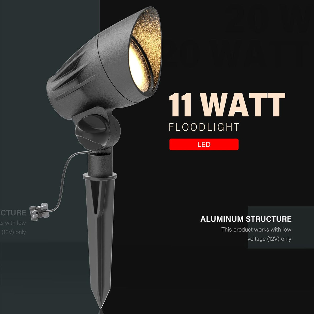 8 Pack LED Landscape Floodlight K382