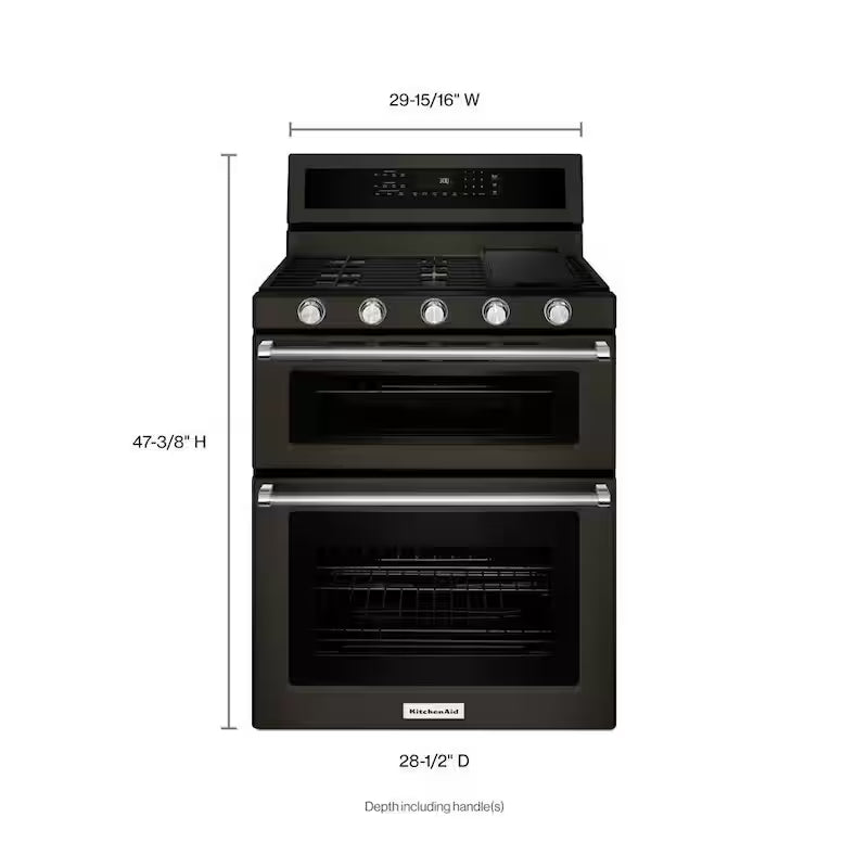 6.0 cu. ft. Double Oven Gas Range with Convection Oven C715
